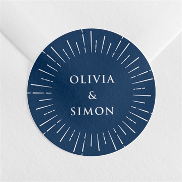 Sticker mariage notre astre