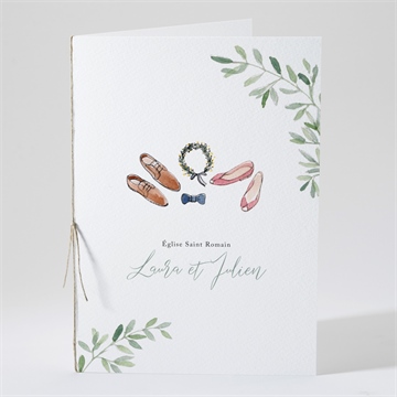 Livret de messe mariage le fil de notre histoire