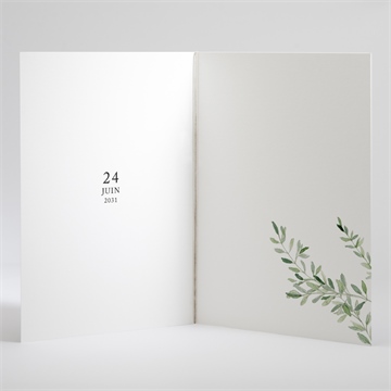 Livret de messe mariage le fil de notre histoire - Intérieur du livret