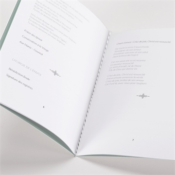 Livret de messe mariage a l'unisson - Mise en situation