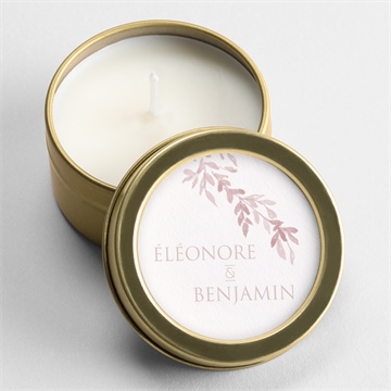 Bougie mariage sous le saule magnet