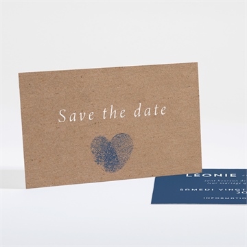 Save the Date mariage uniques empreintes