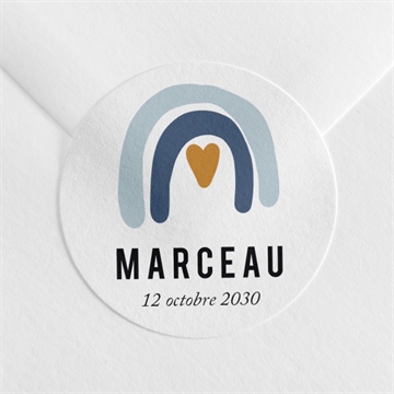 Sticker naissance etincellant