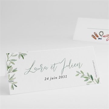 Marque-place mariage le fil de notre histoire