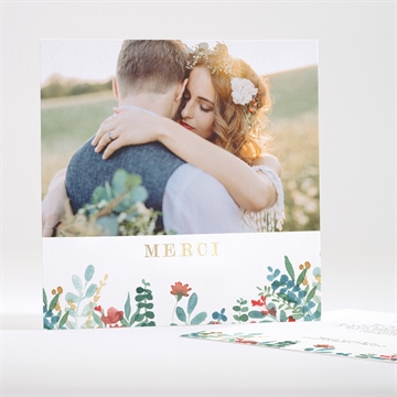 Remerciement mariage notre promesse