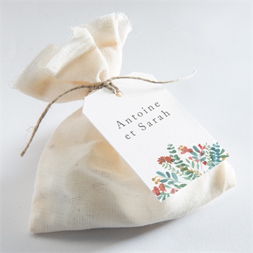 Etiquette mariage notre promesse - Mise en situation