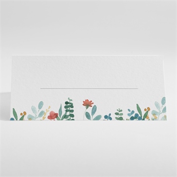 Marque-place mariage notre promesse - Dos du marque-place