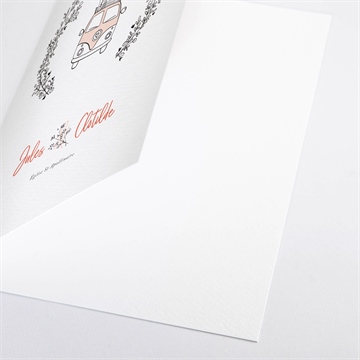 Livret de messe mariage champetre van life - Détail du livret