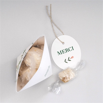 Boîte surprise mariage encadrés - Intérieur de la boîte