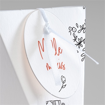 Boîte surprise mariage champetre van life - Détail de la boîte