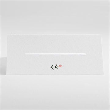 Marque-place mariage encadrés - Dos du marque-place