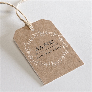 Etiquette baptême belle histoire sacrée