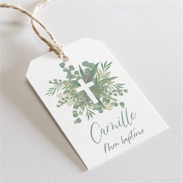 Etiquette baptême grâce