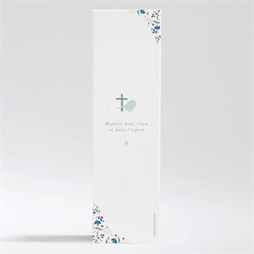 Signet baptême confidences - Dos du signet