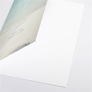 Livret de messe mariage paradis sur plage - Détail du livret