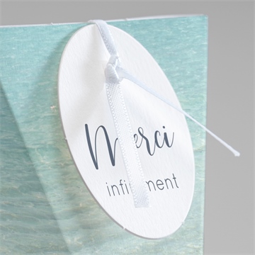 Boîte surprise mariage paradis sur plage - Détail de la boîte