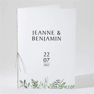 Livret de messe mariage love power