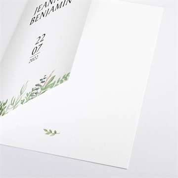 Livret de messe mariage love power - Détail du livret