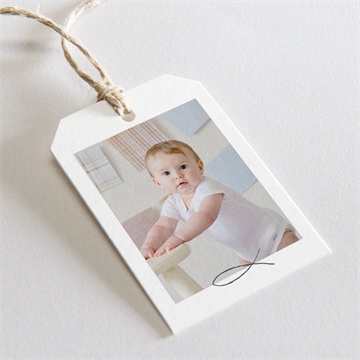 Etiquette baptême belle âme