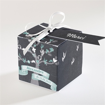 Boîte de dragées communion sacrement élégant magnet