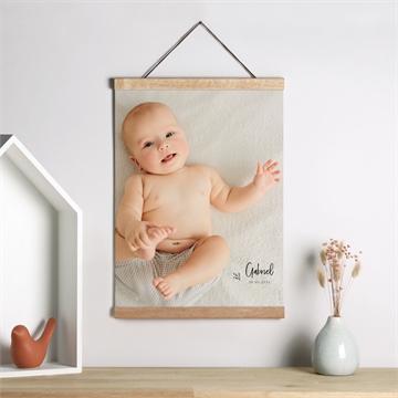 Affiche naissance jolie farandole - Mise en situation