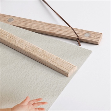 Affiche naissance jolie farandole - Détail des supports en bois