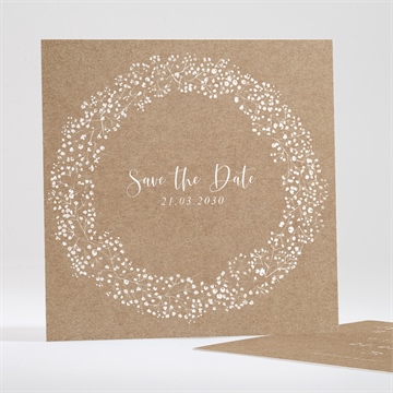 Save the Date mariage couronnés d'etoiles