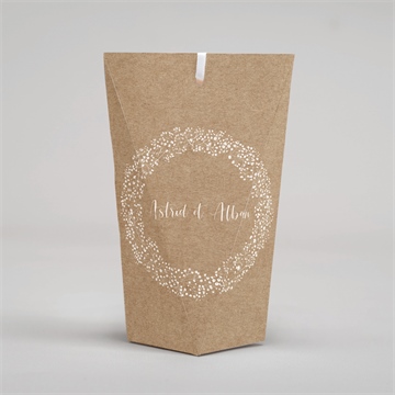 Boîte surprise mariage couronnés d'etoiles - Dos de la boîte