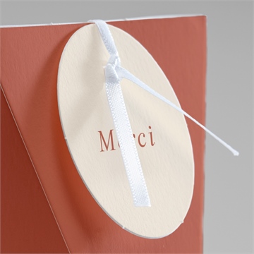 Boîte surprise mariage terracotta pampa - Détail de la boîte