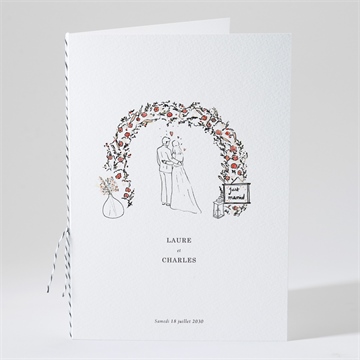 Livret de messe mariage belle intimité