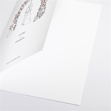 Livret de messe mariage belle intimité - Détail du livret