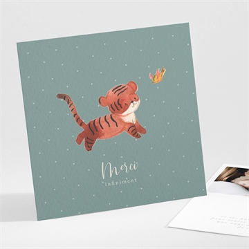 Remerciement naissance petit tigrou magnet