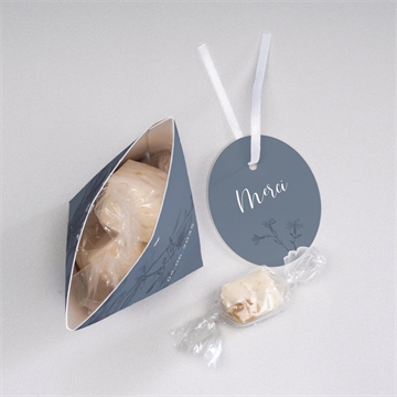 Boîte surprise mariage dorure sur gravure - Mise en situation