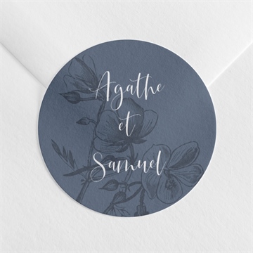 Sticker mariage dorure sur gravure