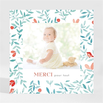 Remerciement baptême féerie