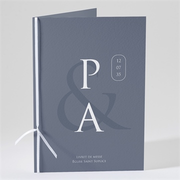 Livret de messe mariage reliefs