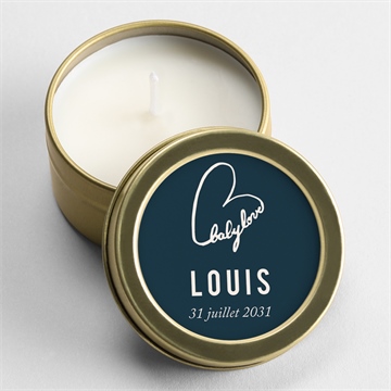 Bougie naissance baby love