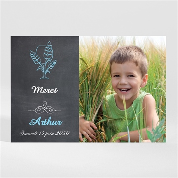 Remerciement communion coupe et épis de blé