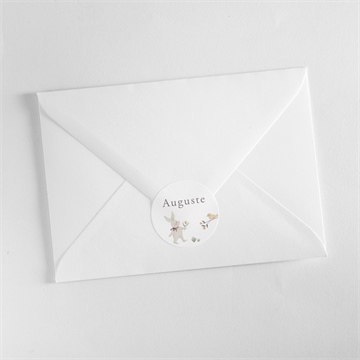 Sticker naissance petits compères - Mise en situation