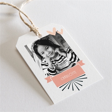 Etiquette communion invitation photomaton magnet