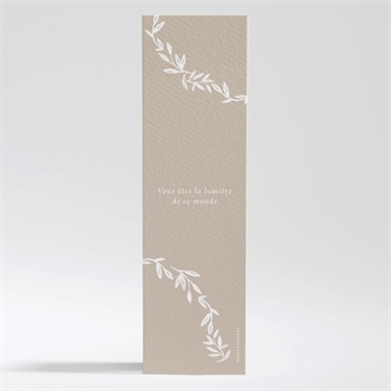 Signet communion le sacrement - Dos du signet