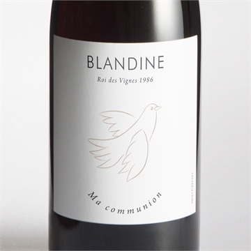 Etiquette de bouteille communion le sacrement étiquette