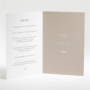 Menu communion le sacrement - Intérieur du menu