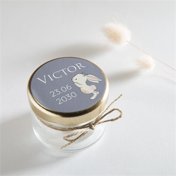 Sticker naissance mon petit lapin - Mise en situation