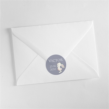 Sticker naissance mon petit lapin - Mise en situation