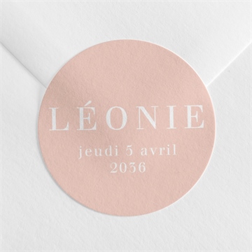 Sticker naissance sa gravure