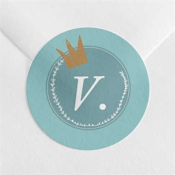 Sticker naissance notre petit prince