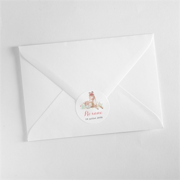 Sticker naissance a l'ombre du faon - Mise en situation