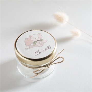 Sticker naissance mon nounours - Mise en situation