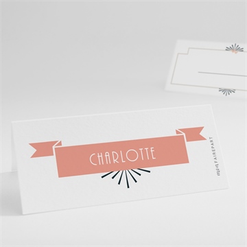 Marque-place communion invitation photomaton magnet